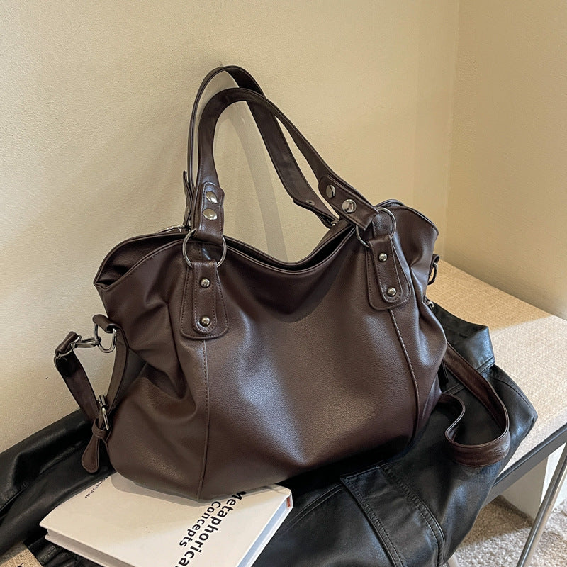 Retro Korean Style Large Capacity Fashion Crossbody Bags