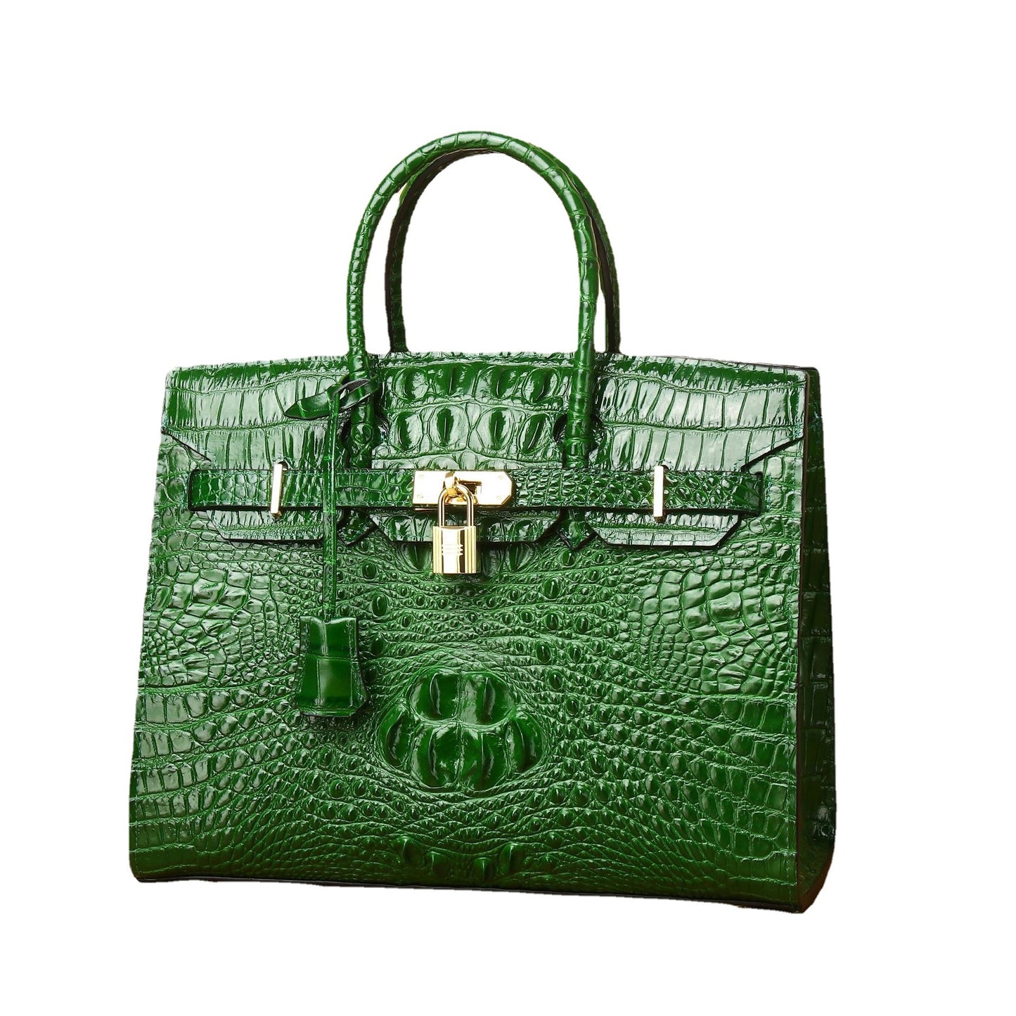 Women's Crocodile Leather Genuine Fashion Big Versatile Handbags