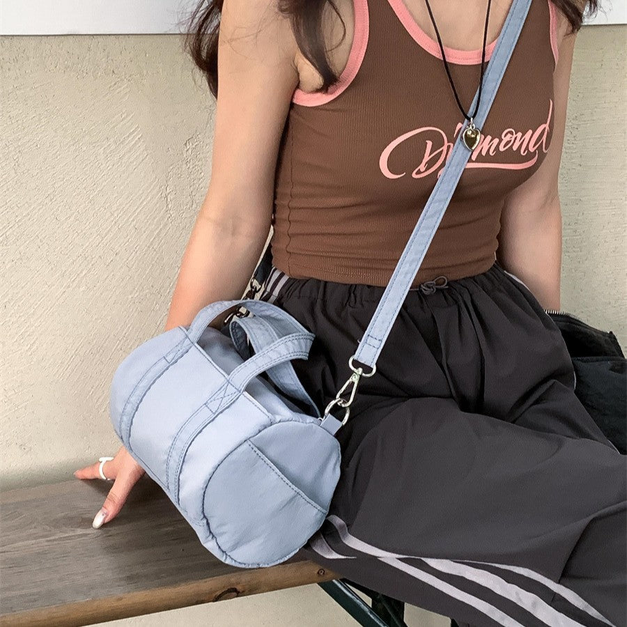 Korean Style Niche Nylon Simple Western Crossbody Bags