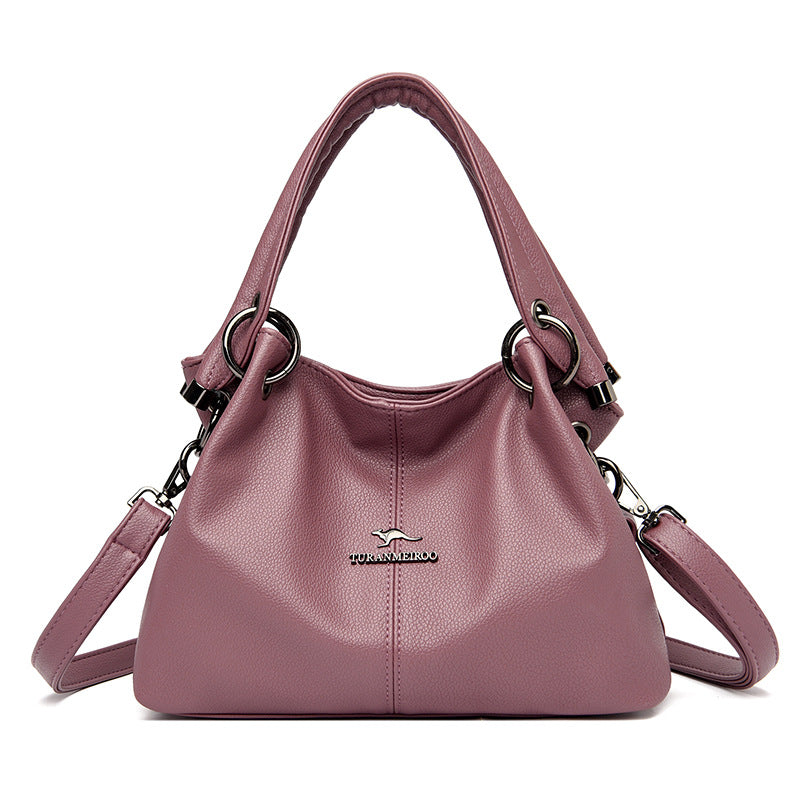 Stylish Mother Fashion Elegant Soft Leather Handbags