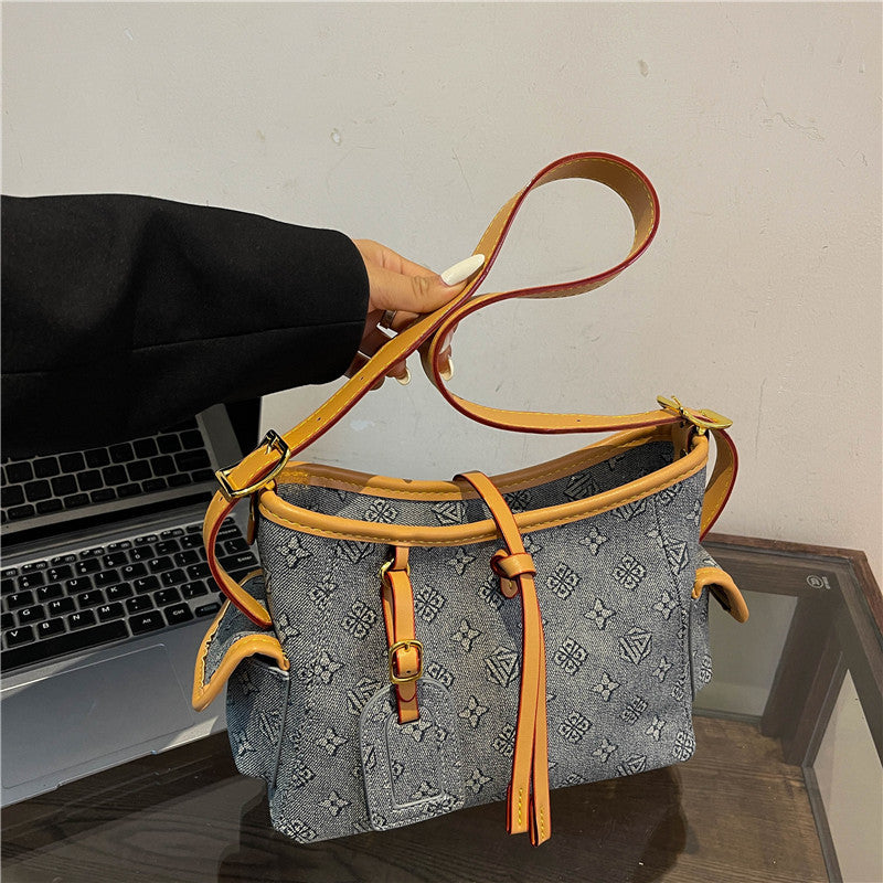 Light Luxury Airport Underarm Large Capacity Bags