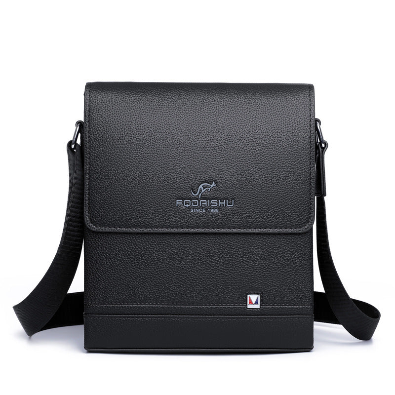 Men's Fashion Business With Lid Vertical Men's Messenger Bags