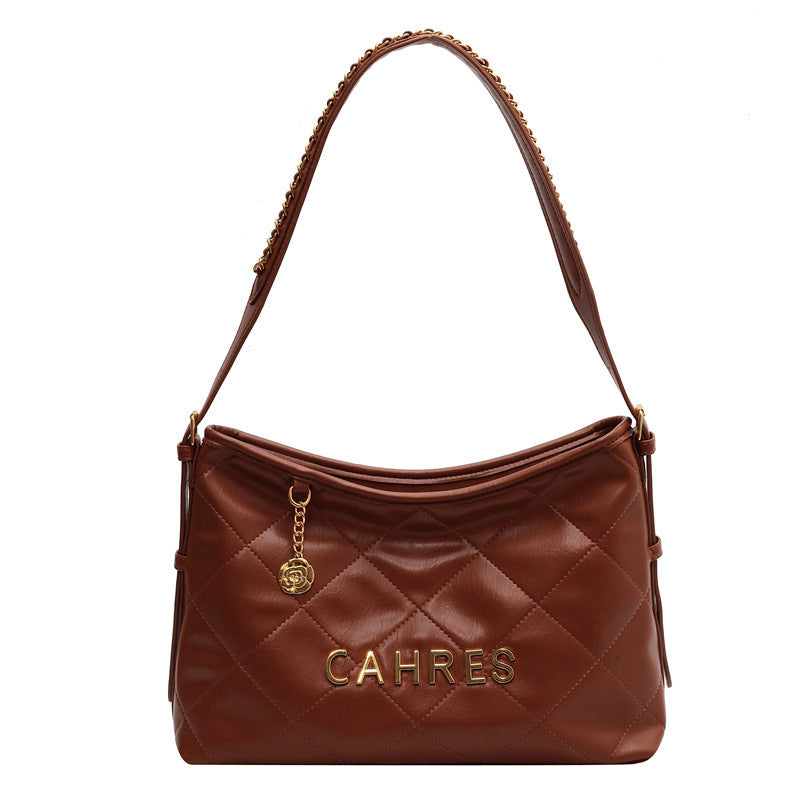 Women's High-grade Diamond Chain Autumn Western Style Crossbody Bags