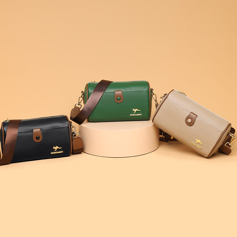 Women's Kangaroo Leather Mother First Layer Cowhide Bags