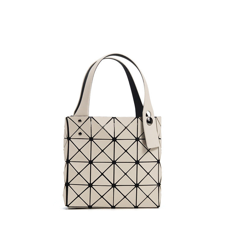 Four Grid Geometric Lifetime Rhombus Hand Handbags