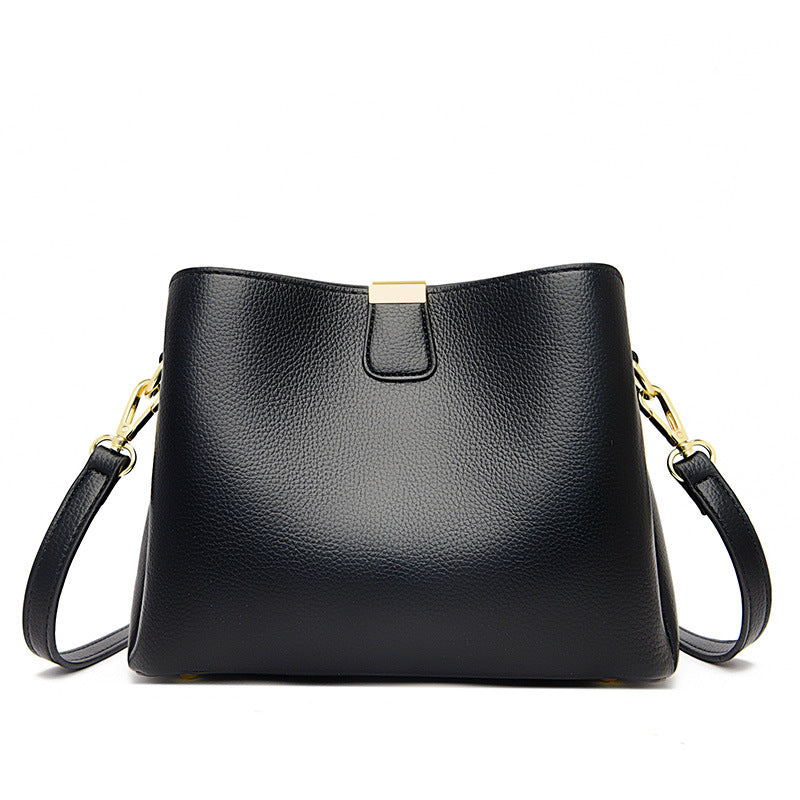 Innovative Spring Soft Leather Simple Elegant Shoulder Bags