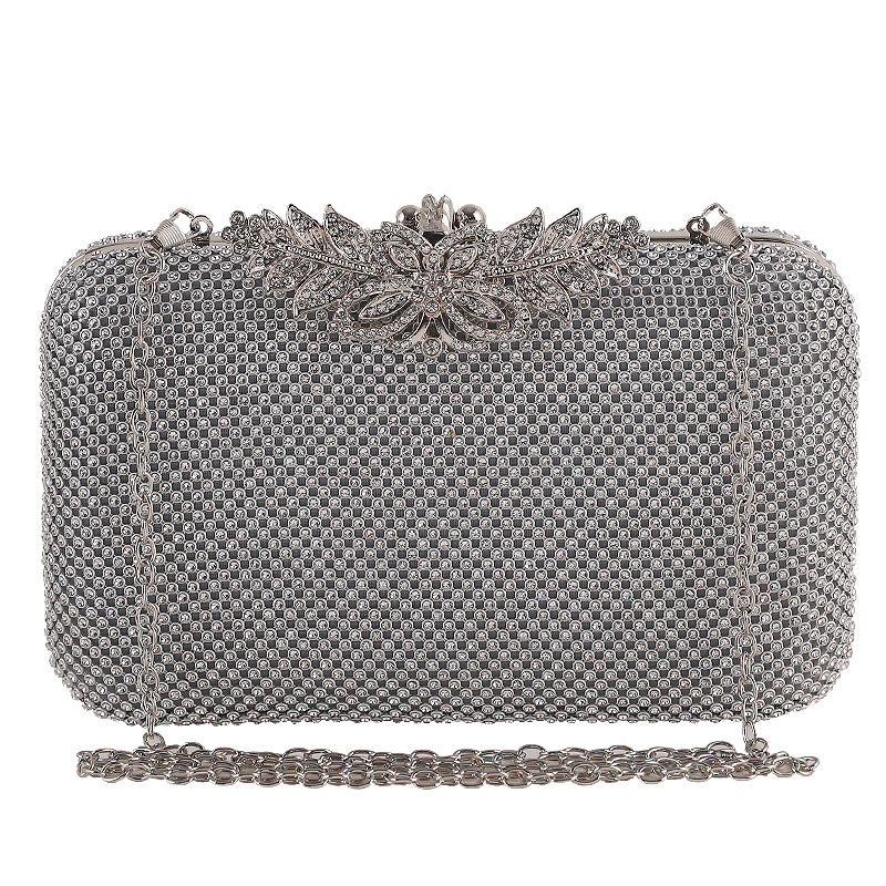 Women's Diamond Banquet Clutch All Match Dress Evening Bags
