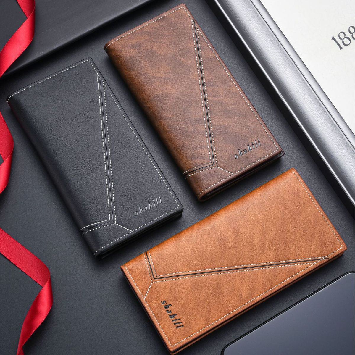 Graceful Classy Fashion Versatile Men's Long Purses