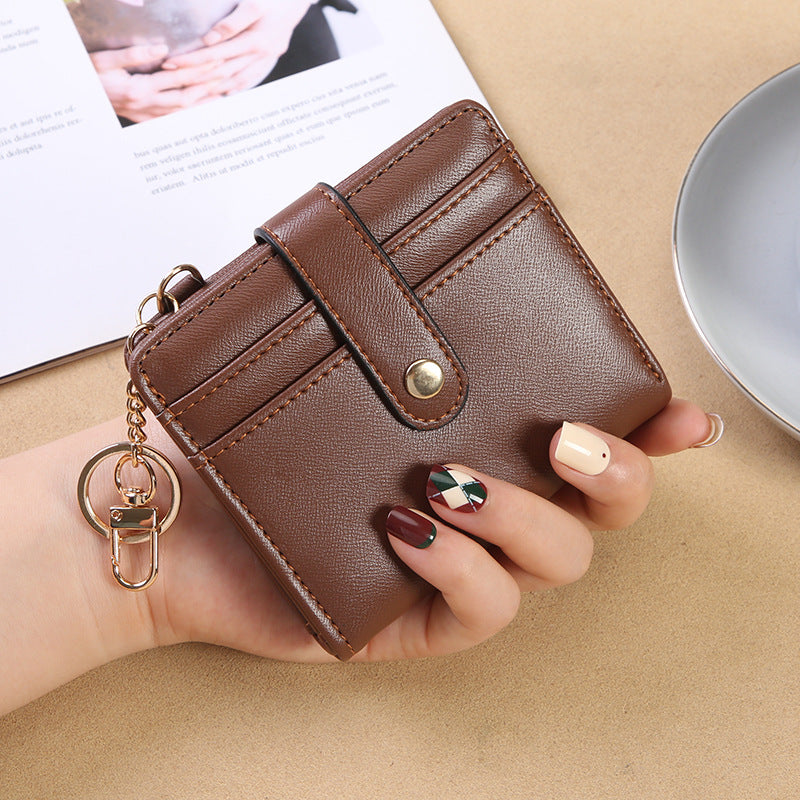 Women's Simple Short Three-fold Zero Fashion Ladies Wallet