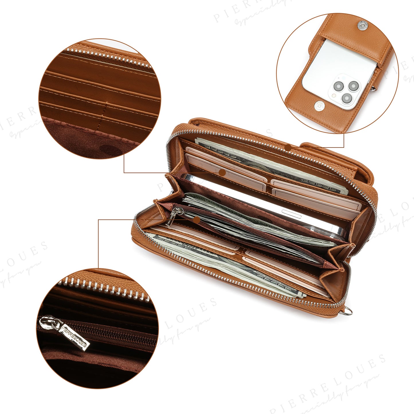 Women's Korean Pannier Fashion Large Capacity Vertical Phone Bags