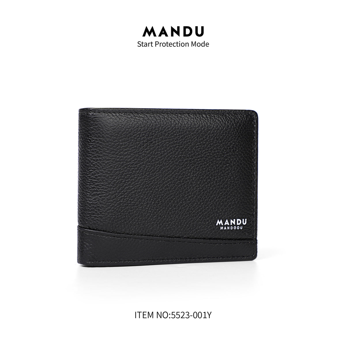 Men's Leather Ultra Light Multifunctional Polyester Swiping Multiple Slots Large Men's Wallet