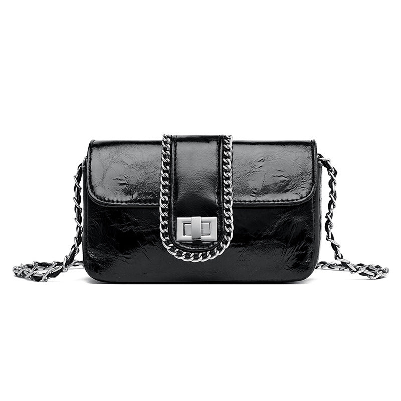 Classy Women's Fresh Leather Fashion Chain Crossbody Bags