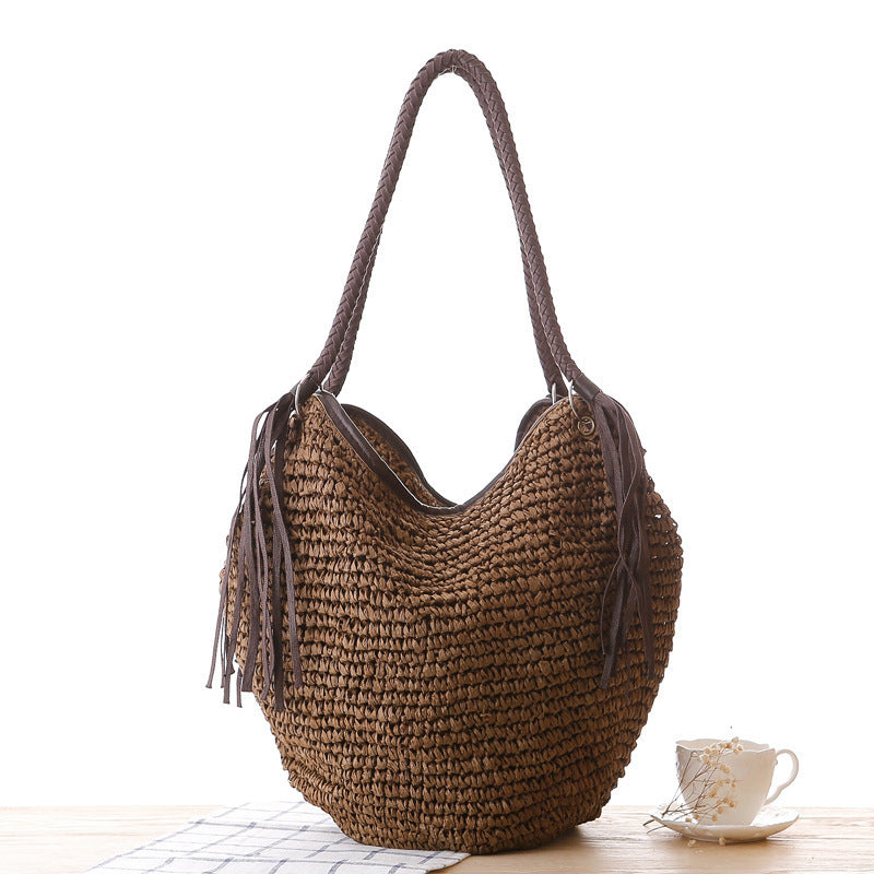 Octopus Woven Daily Leisure Seaside Vacation Shoulder Bags