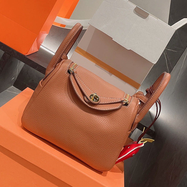 Lindy Cowhide Pillow Doctor Medical Box Bags