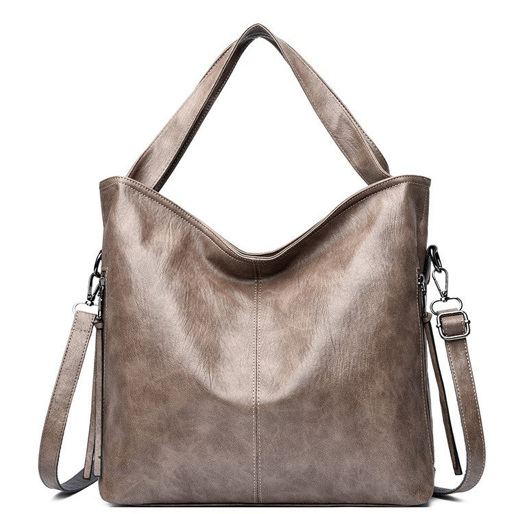 Idle Style Soft Leather Light Luxury Women's Handbag
