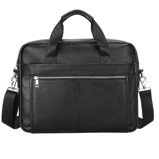 Men's Business Computer Top Layer Leather Bags