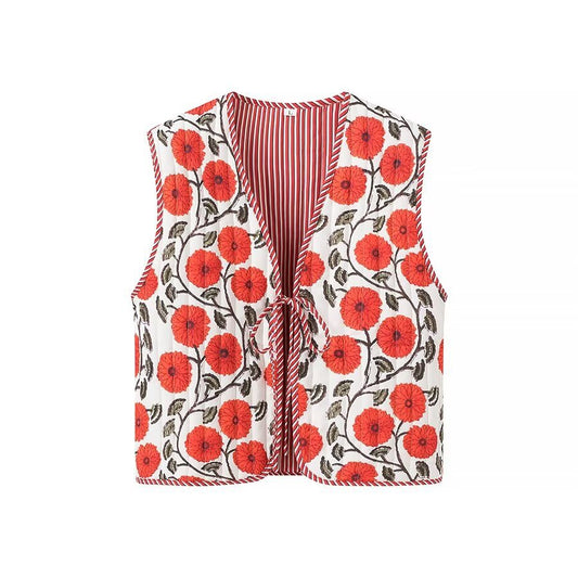 Women's Elegant Pretty Street Fashion Double-sided Vests