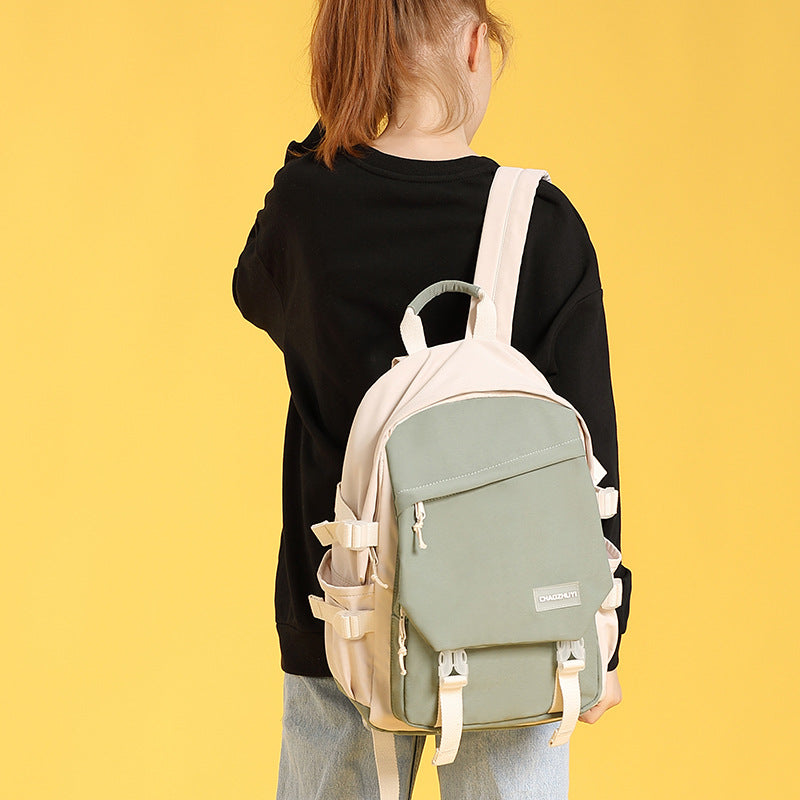 Women's Fashionable Korean Style Simple Junior's Lightweight Middle School Students' Schoolbags