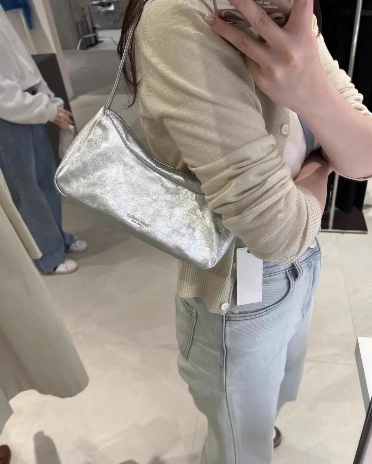 Women's Niche Underarm Procurement Service Of Korean Sheepskin Armpit Bags