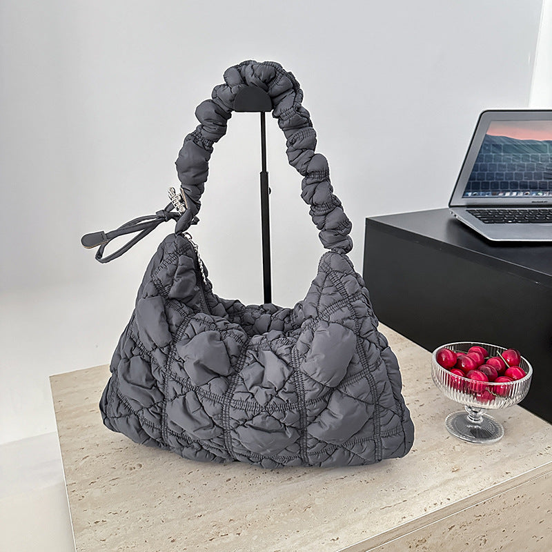 Versatile Cloud Bubble Large Capacity Drawstring Shoulder Bags