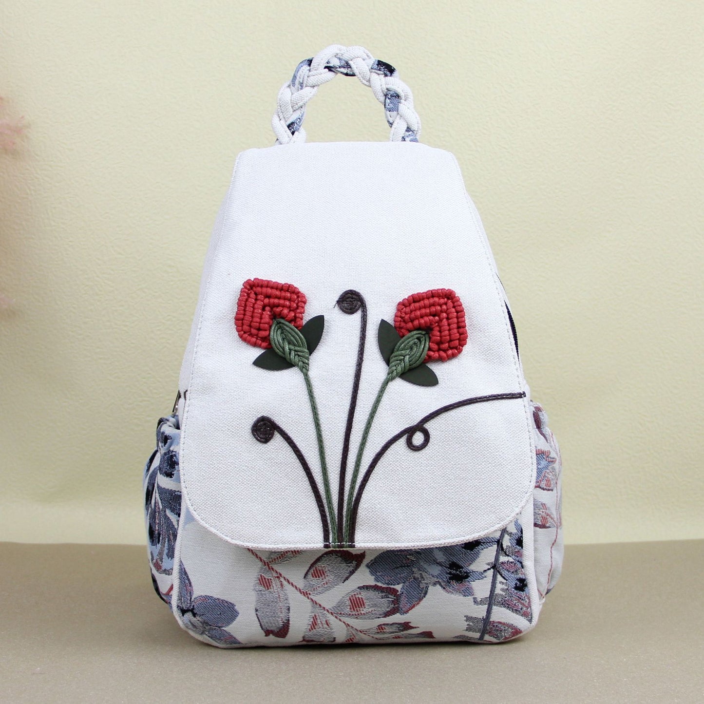 Weaving Ethnic Style Fresh Simple Fabric Backpacks