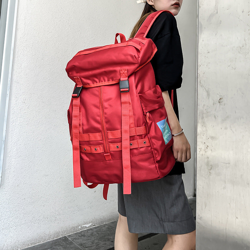 Men's Leisure Design Personality Fashion Large Capacity Backpacks