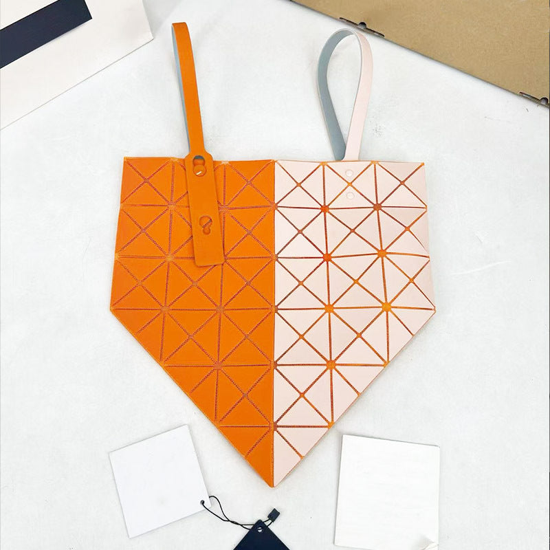 Double-sided Frosted Rhombus Single Portable Female Bags