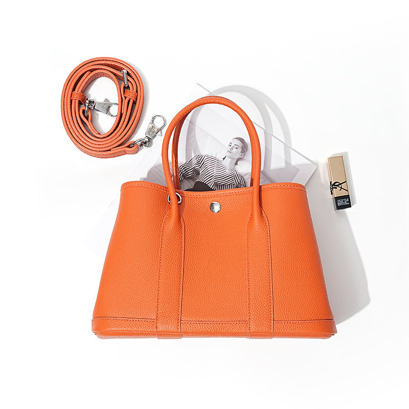 Women's Genuine Leather Portable Quality First Layer Handbags