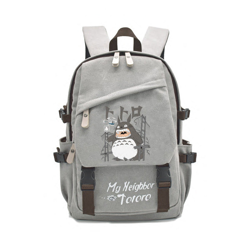 Men's Piece Cartoon Dragon Ball Totoro Joint Middle School Students' Schoolbags