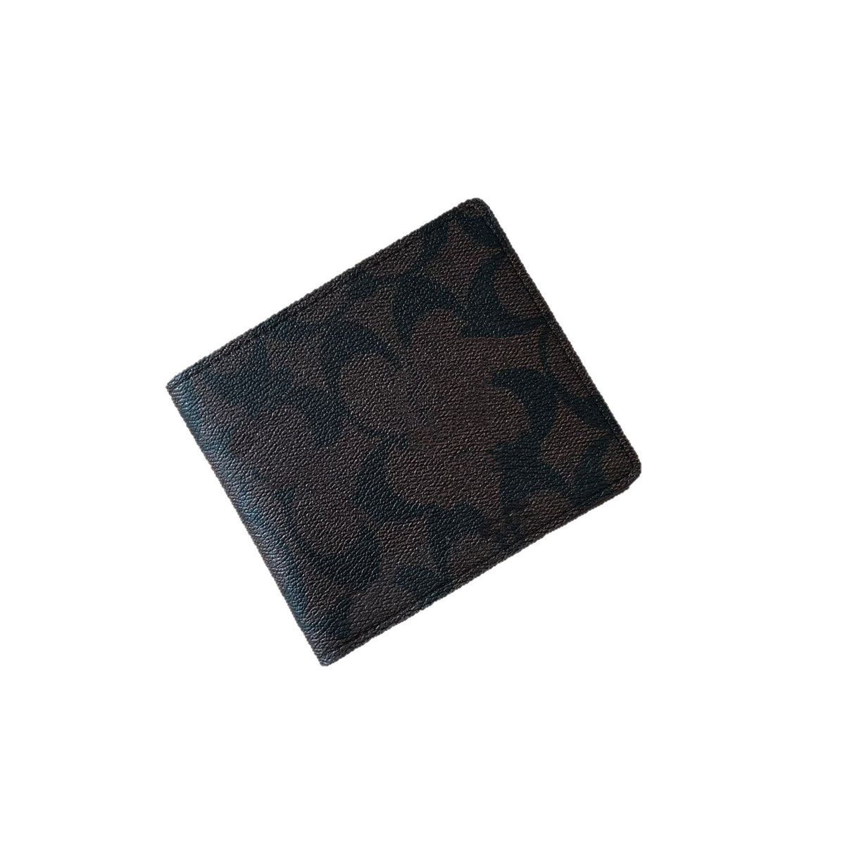 Men's Short Half Fold Simple Printed Men's Wallet