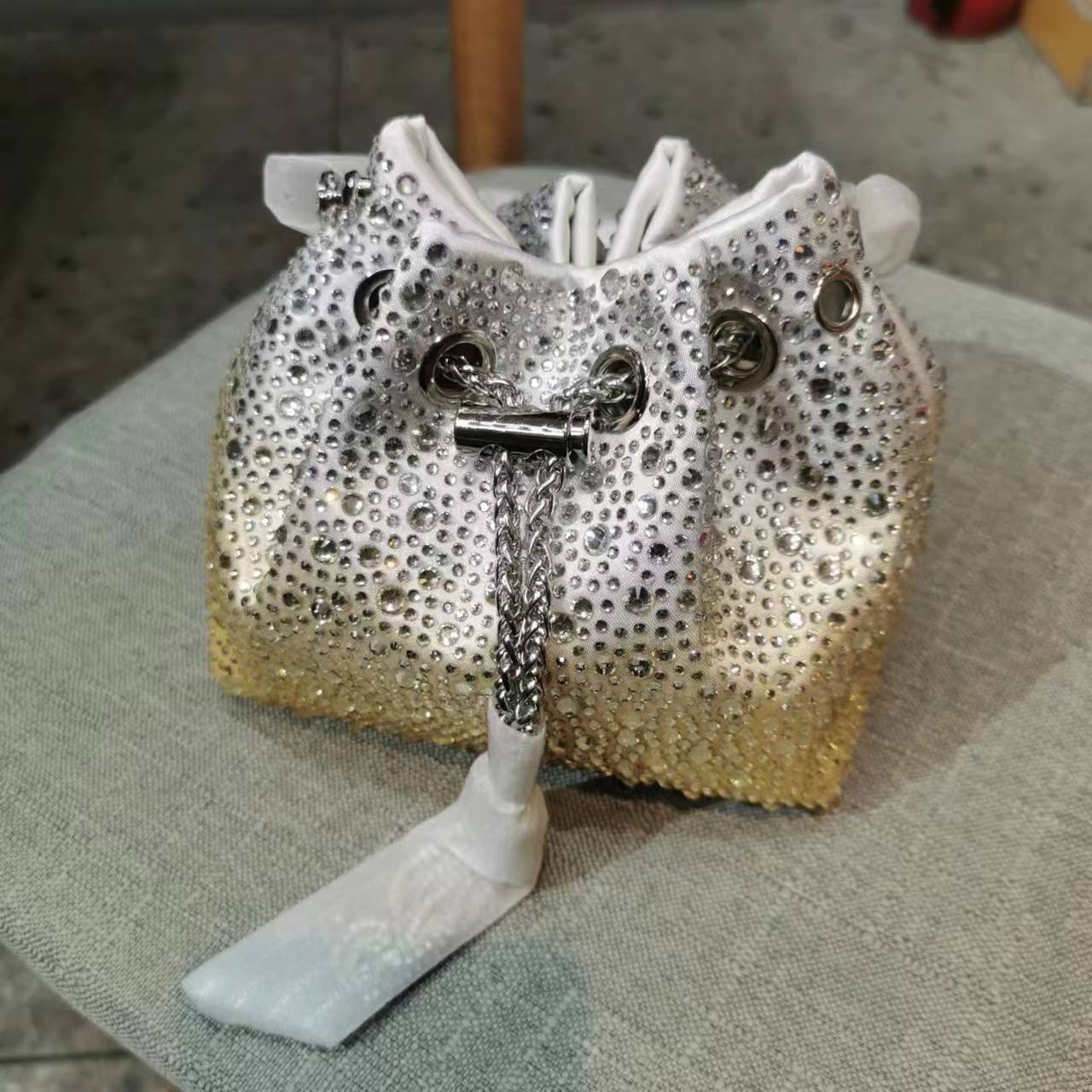 Women's Heron Live Streaming On Tassel Rhinestone Shoulder Bags