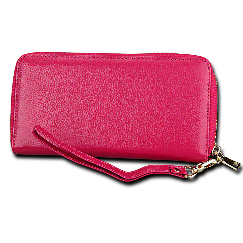 Women's Genuine Leather Long High-grade Short Ladies Wallets