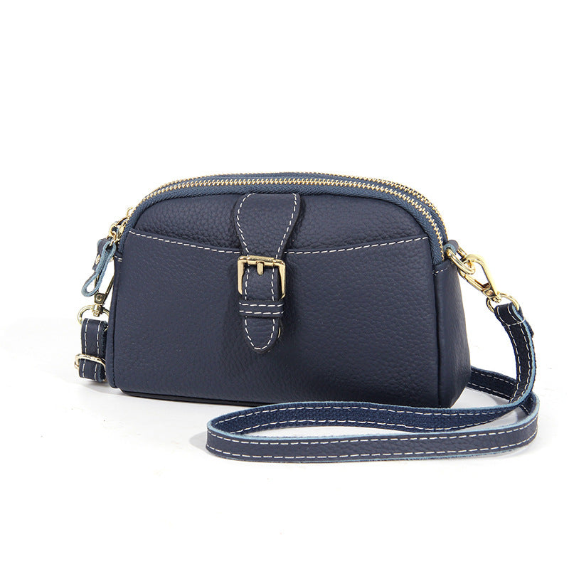 Women's First Layer Cowhide Summer Large Capacity Crossbody Bags