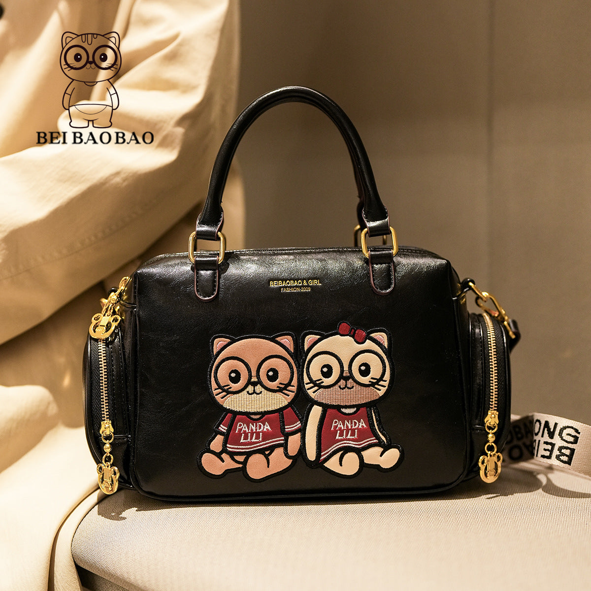 Women's Korean Style Traveling Shopping Portable Large Women's Messenger Bag