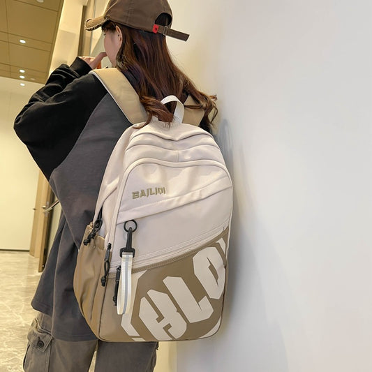 Women's & Men's & Large Capacity Simple Computer High Junior Backpacks