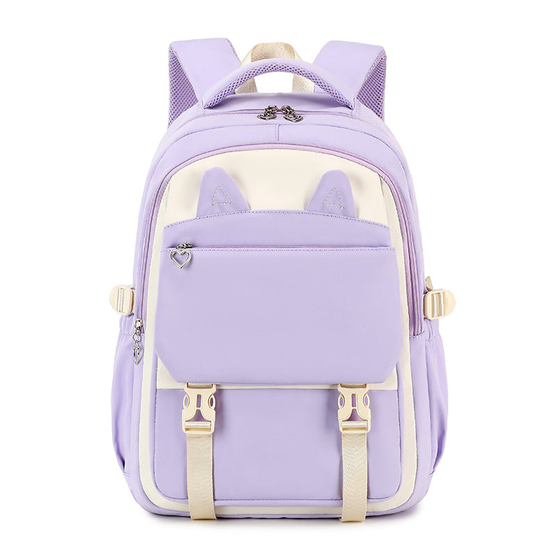 Female Fresh Sweet Cute Thermal Transfer Middle School Students' Schoolbags