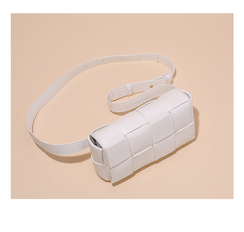 Women's & Men's & Woven Chain Avocado Green Waist Packs