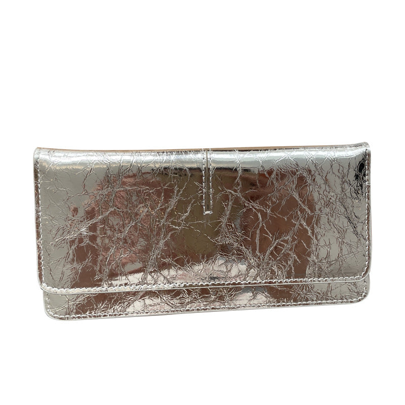Women's Long Genuine Leather Soft One Compact Ladies Wallet