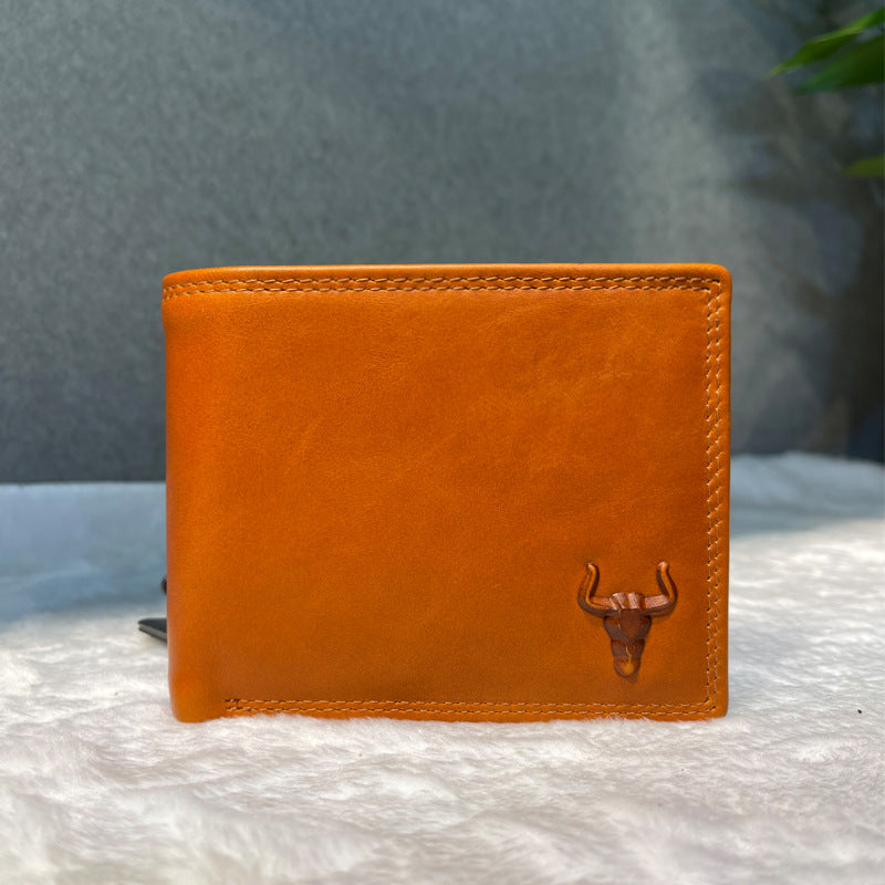 Men's Loose-leaf Multiple Slots Large Capacity Retro Men's Wallets