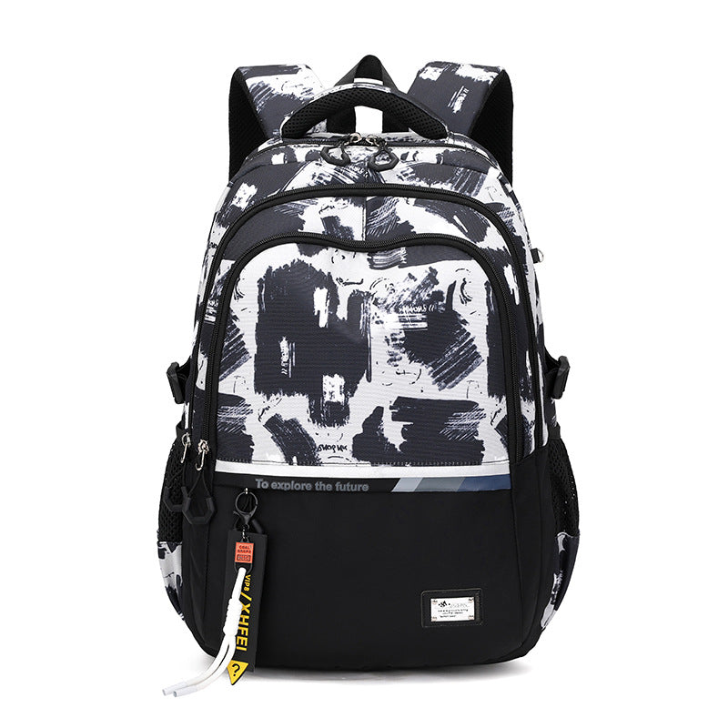 Men's Boy's Simple Burden Reduction Large Capacity Backpacks