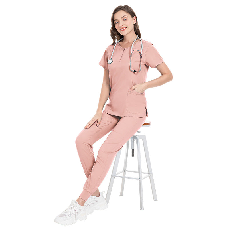 Oral Dentist Surgical Gown Female Split Undergarments Uniform