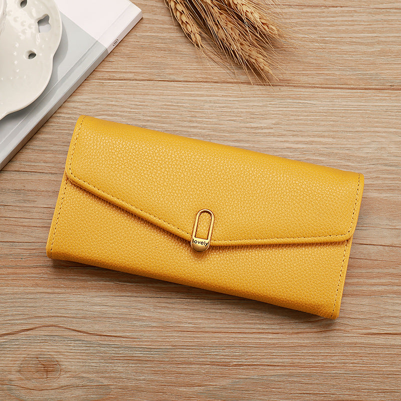 Women's Large Capacity Multifunctional Clutch Zipper Hasp Bags