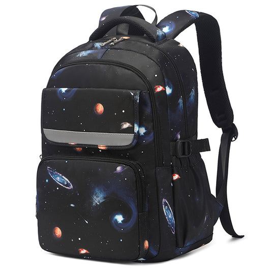 Children's Large Capacity Starry Sky Printed Three-piece Elementary School Students' Schoolbags