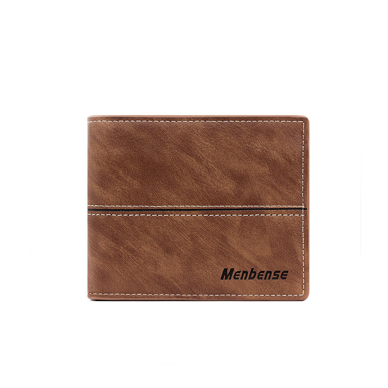Men's Short Business Fashion Simple Soft Leather Men's Wallet