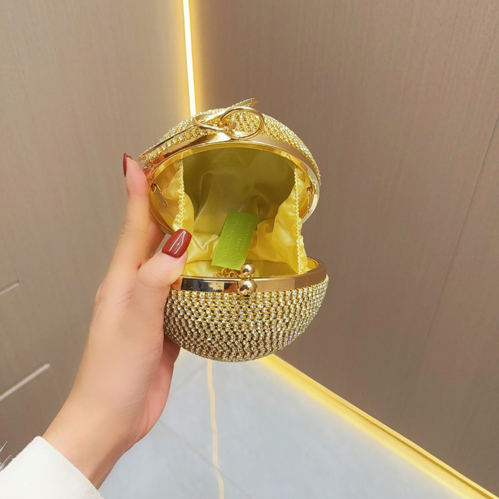 Women's Dress Fashion Banquet Clutch With Diamond Evening Bags