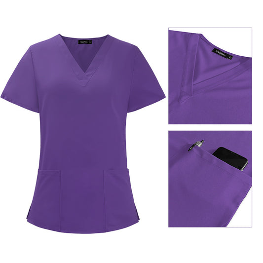 Surgical Gown Hospital Beauty Salon Split Uniform