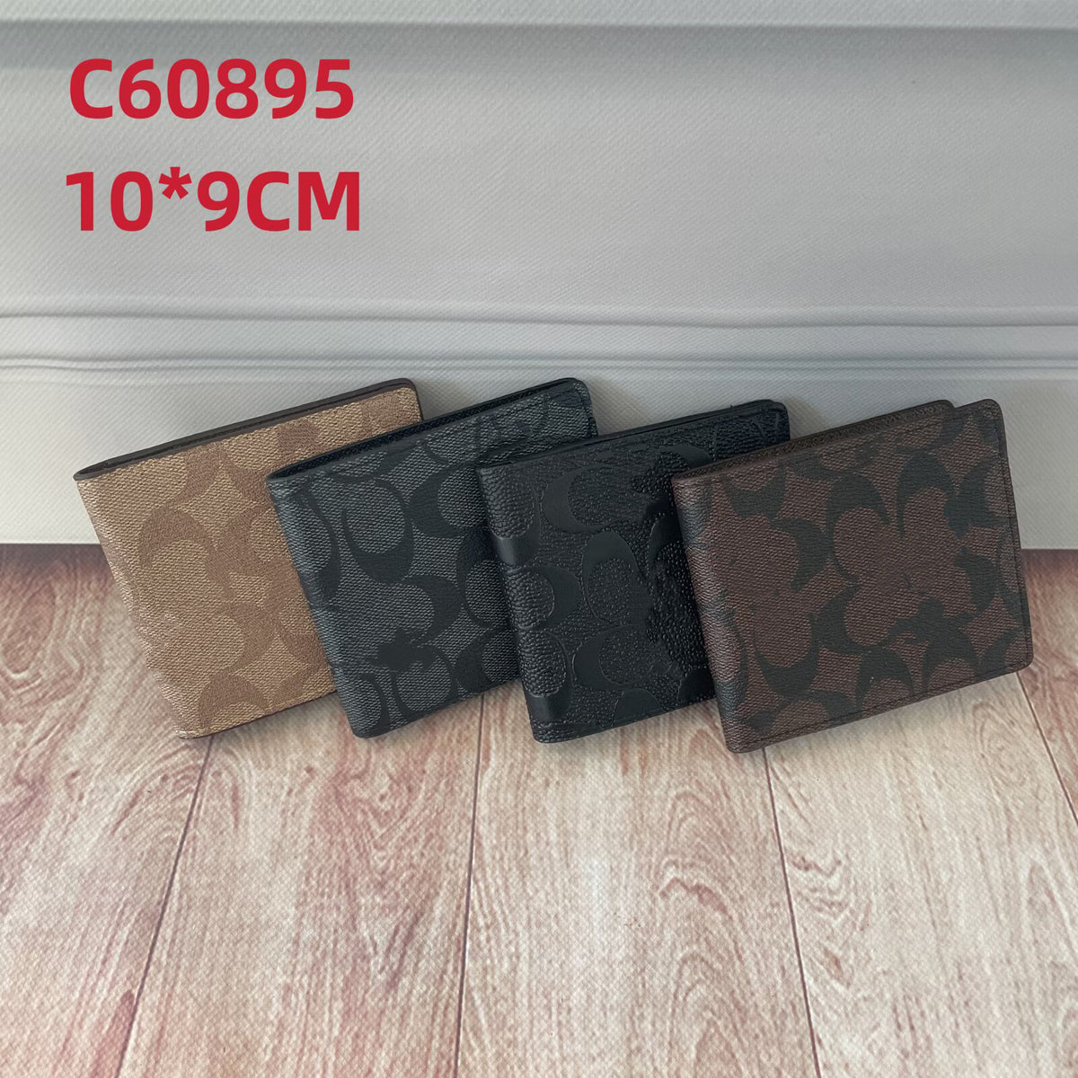 Men's Short Half Fold Simple Printed Men's Wallet