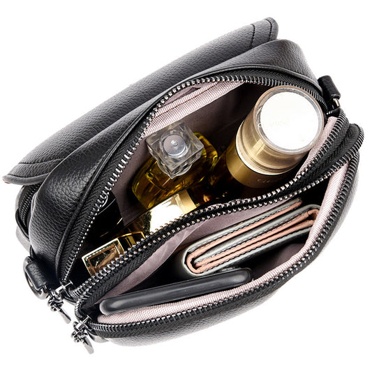 Women's Style Stitching Embroidery Thread Trendy Mother-in-law Shoulder Bags
