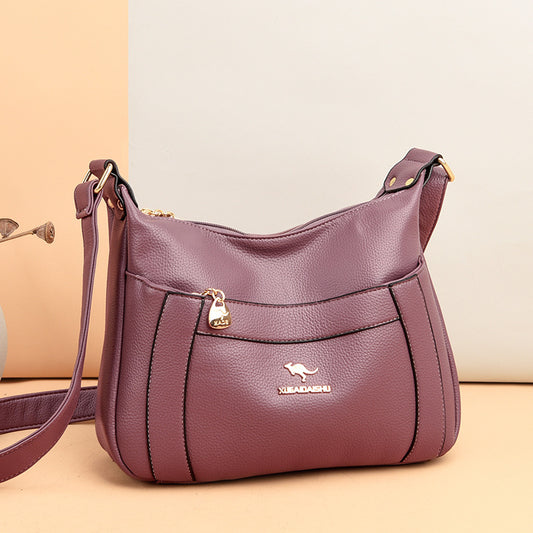 Women's Summer Fashion Simple Mom Style Soft Crossbody Bags
