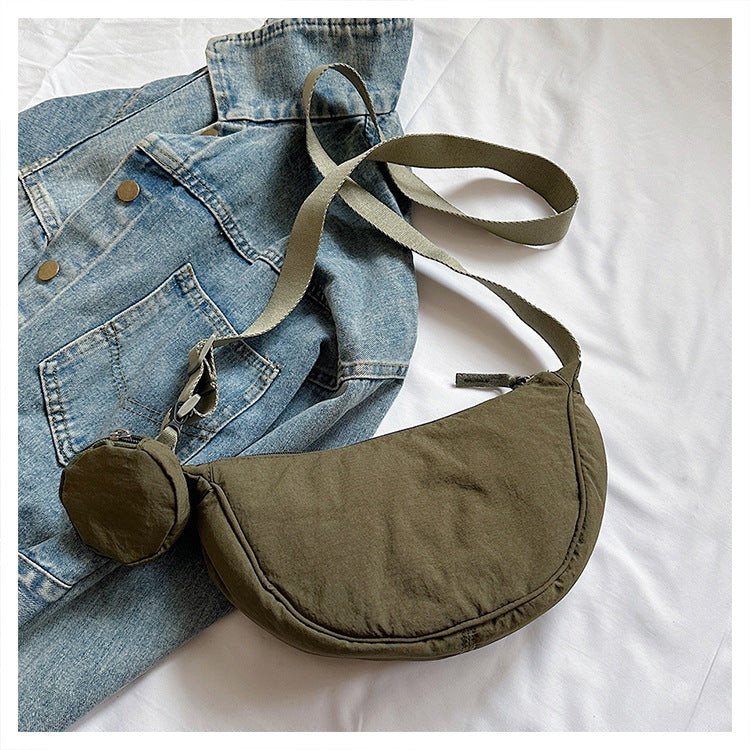 Women's Dumpling Summer Four Canvas Mobile Niche Bags